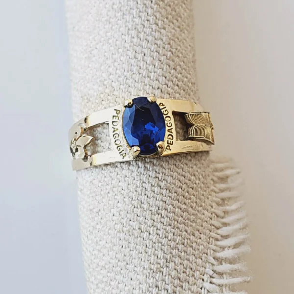 Anel de Formatura Auriga Ouro 18K